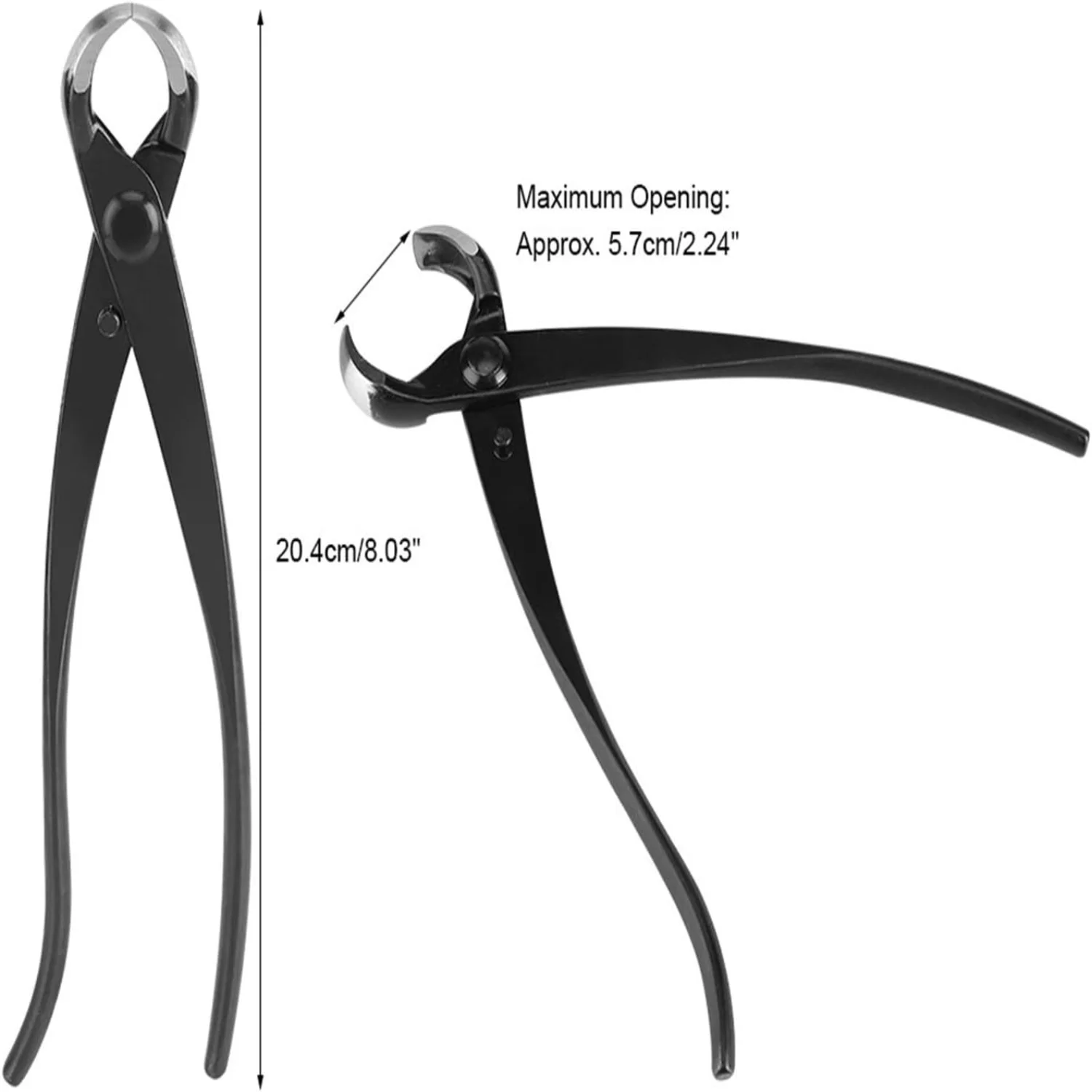 Included in this set of indispensable gardening tools is the meticulously crafted Essential Precision 204mm/8inch Hand Forged Concave Branch Cutter with a durable Zinc Alloy Knob. Perfect