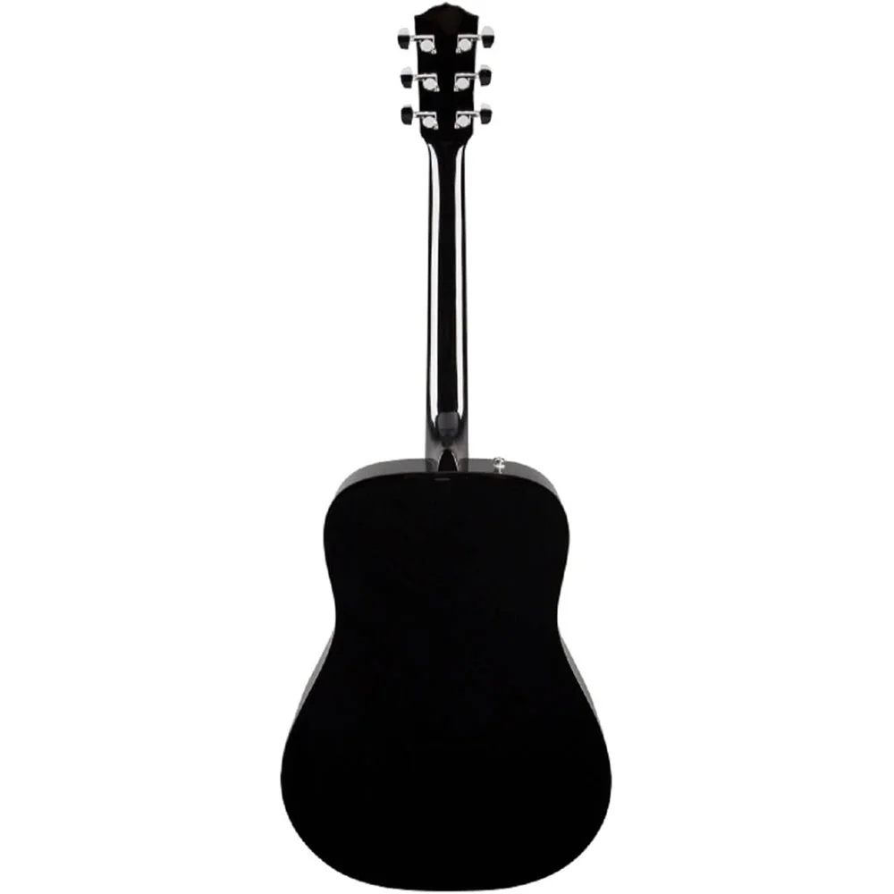 Fender CD-60 Dreadnought Acoustic Guitar (V3) with Case, Walnut Fingerboard, Black