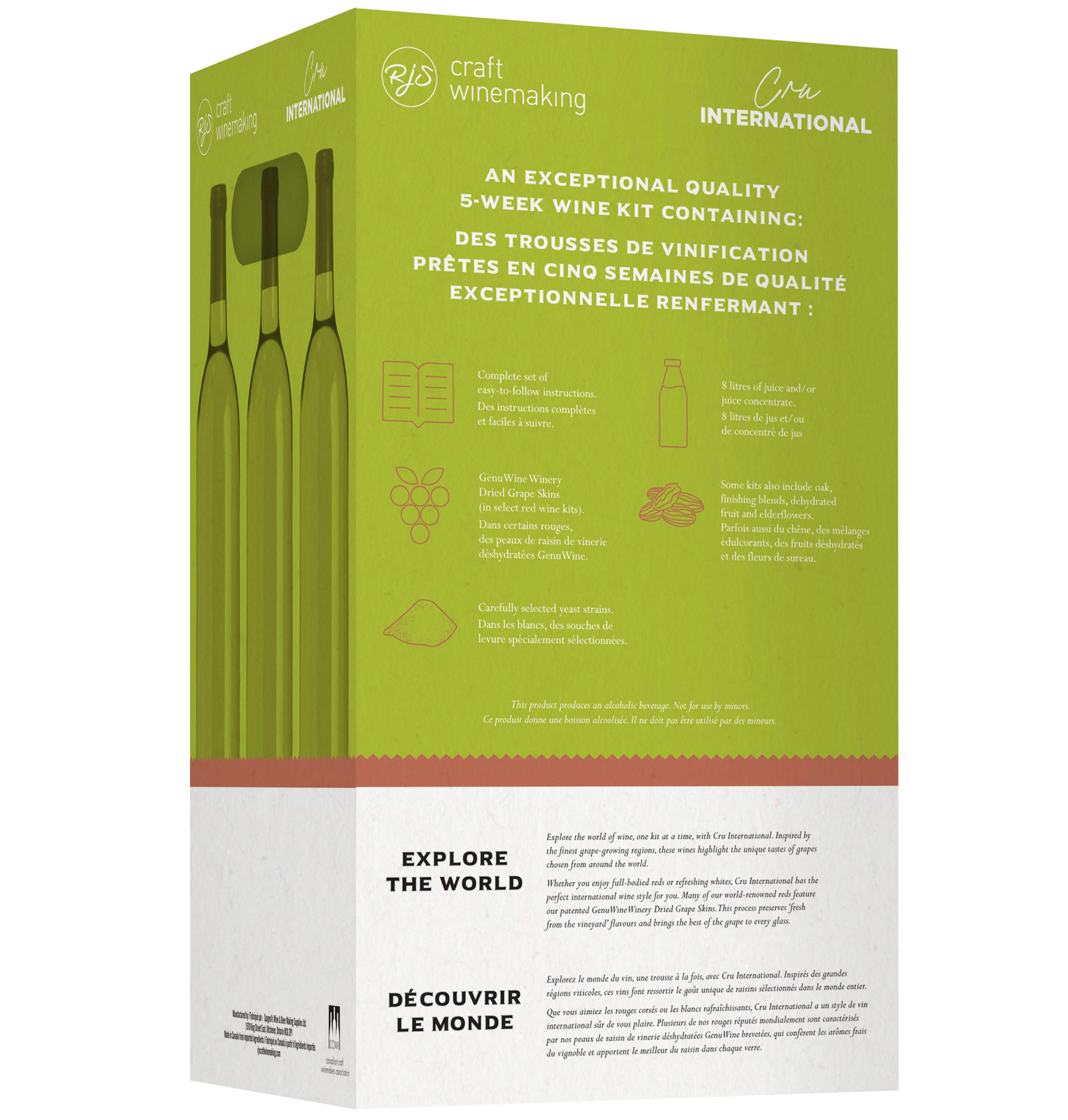 Wine Ingredient Kit - Cru International - Italian Pinot Grigio Style