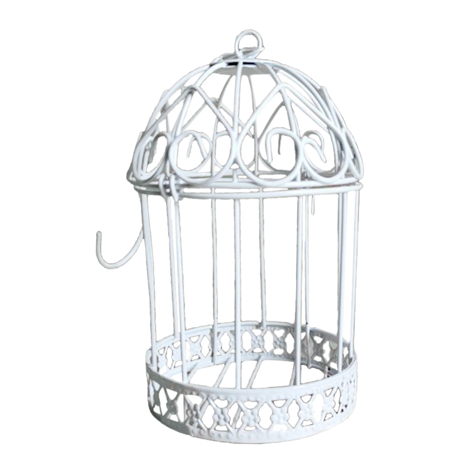 13cm Rustic Iron Wire Shape Succulent Pot Hanging Planter Plant