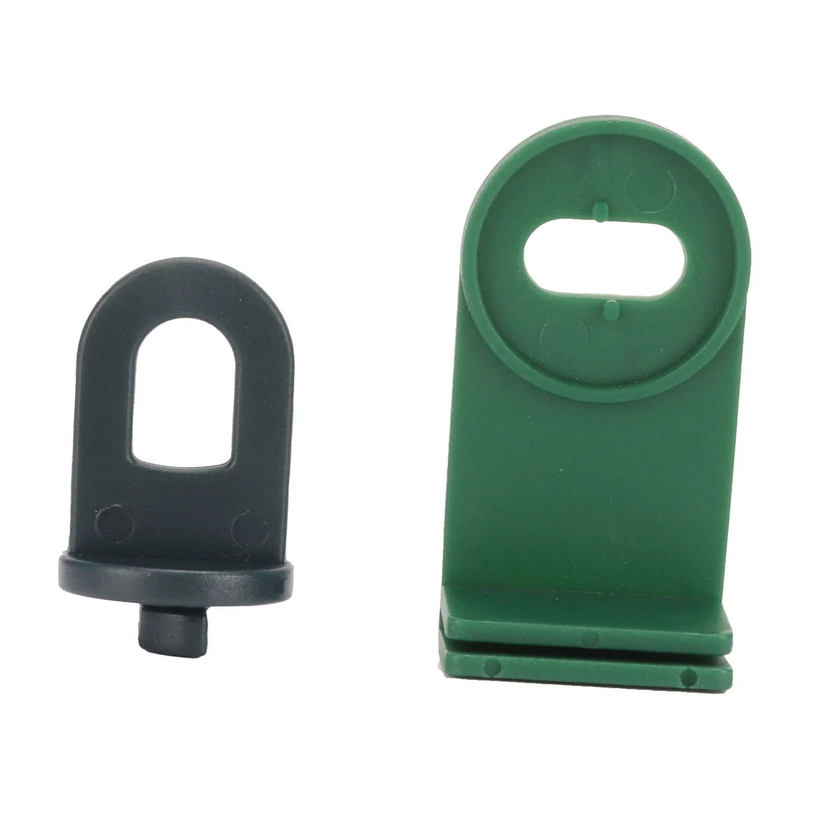 Qukaim Plastic Greenhouse Twist Clips, 50PCS Greenhouse Shading Fixing Clips with 50 Ring Buckle, Insulation Plant Hangers