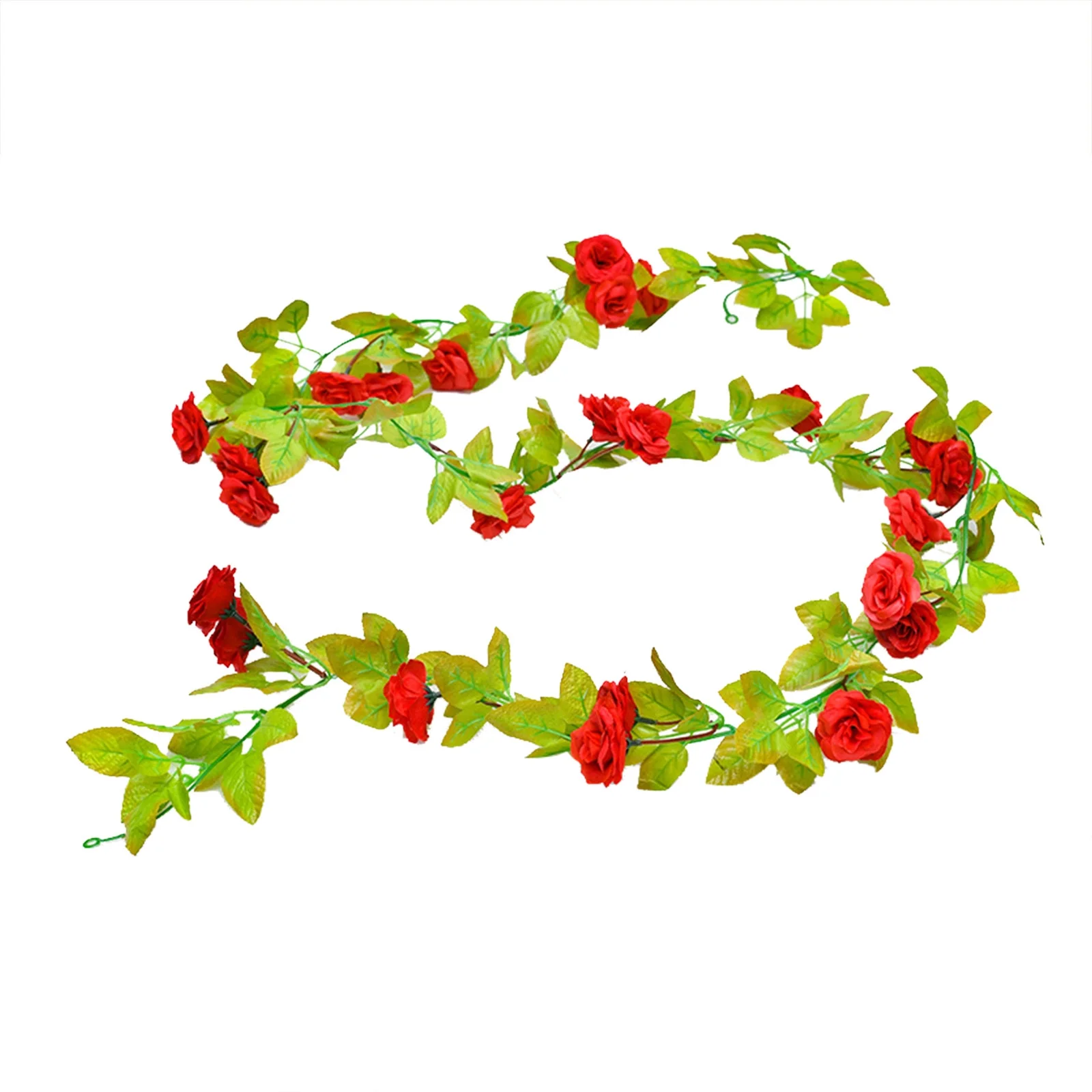 YHAIOGS Romantic Ambiance Flower Garland Rose Vine Artificial Flowers Hanging Rose Ivy Hanging Basket