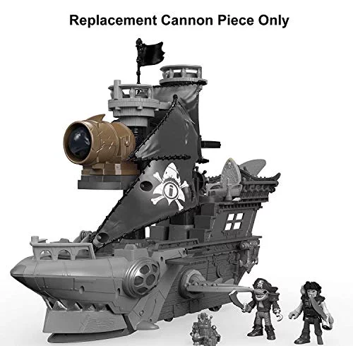te Pirate Ship Playset DHH61 ~ Includes 1 Gold Cannon Replacement Piece