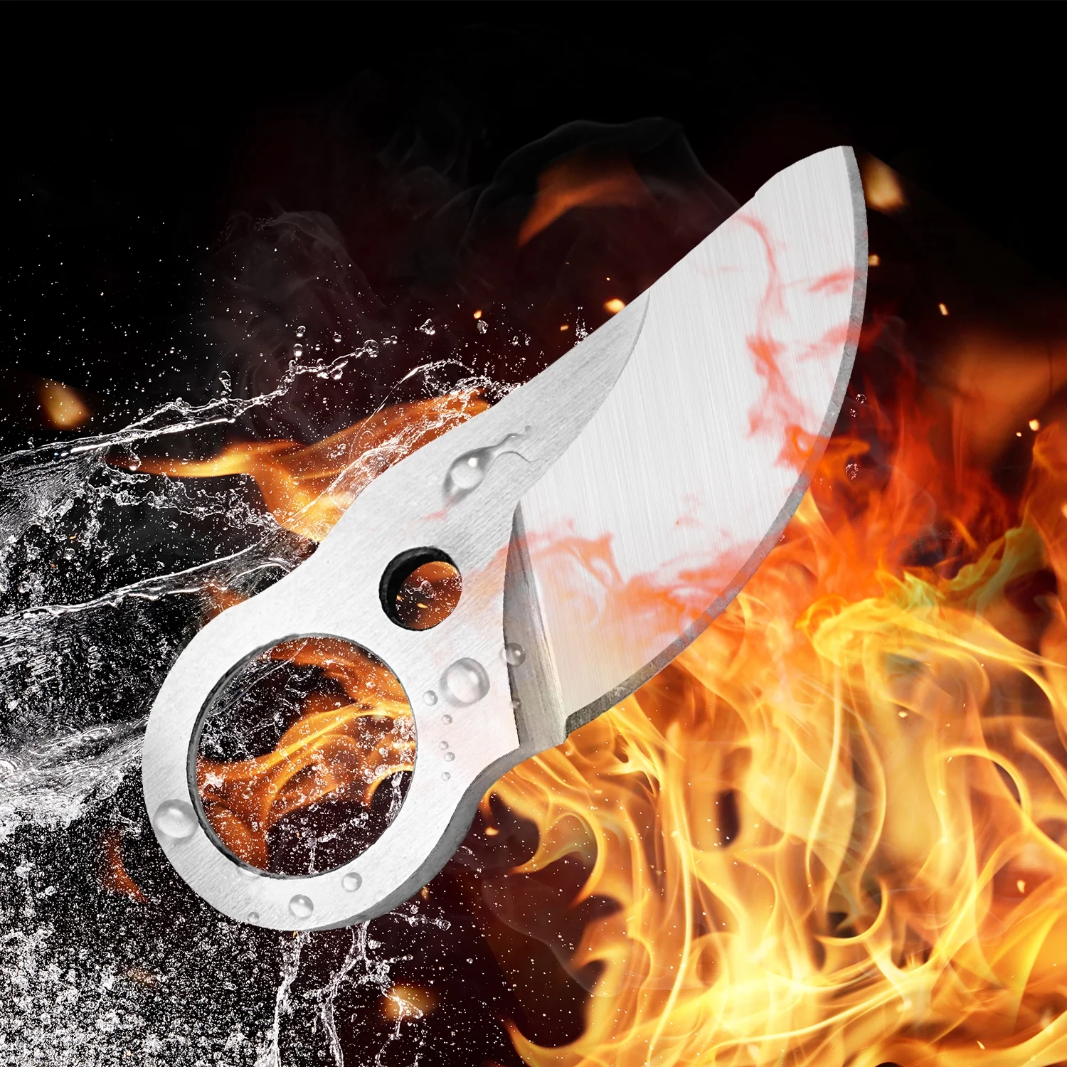 Lixada Electric Pruning Shear Accessory SK5 Cordless Pruner Cutting Blade 30mm Efficient for Fruit Tree Bonsai Branches Landscaping Tool Attachment