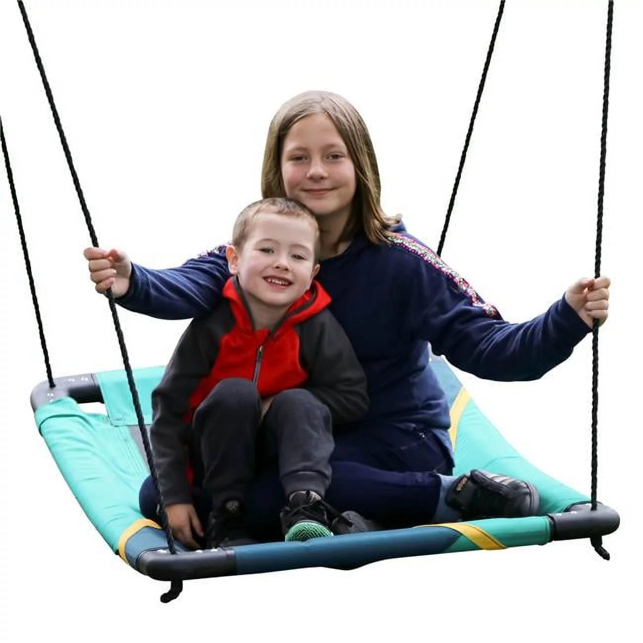 47.25 in. Rainbow Gliderz Horizon Swing, Rainbow
