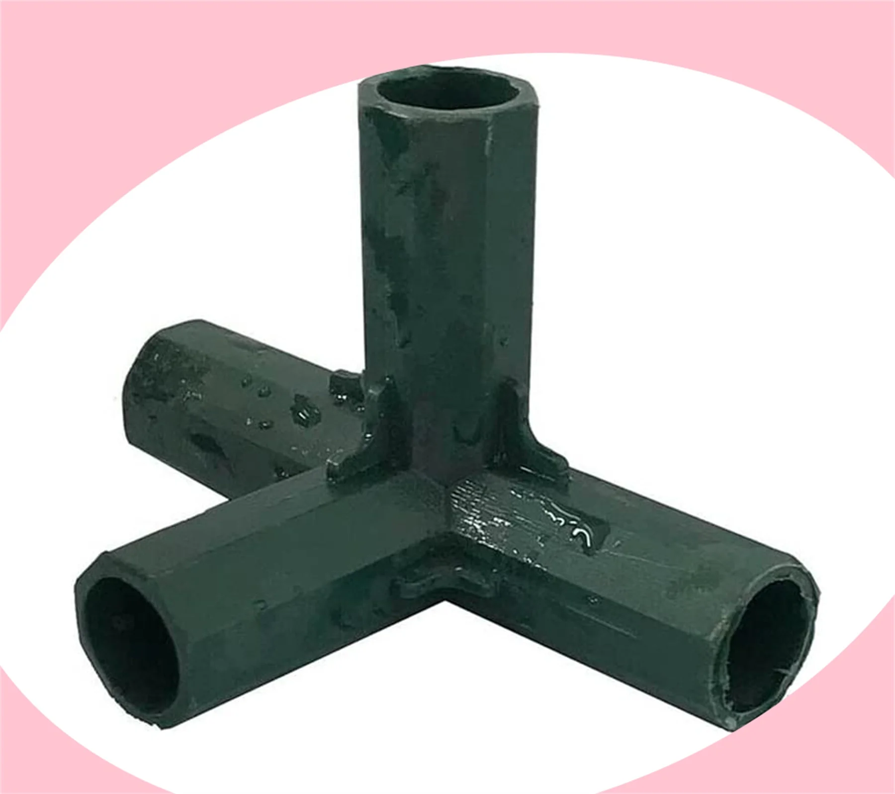 20PCS Fitting 4 Types Stable Support Heavy Duty Greenhouse Frame Building Connector