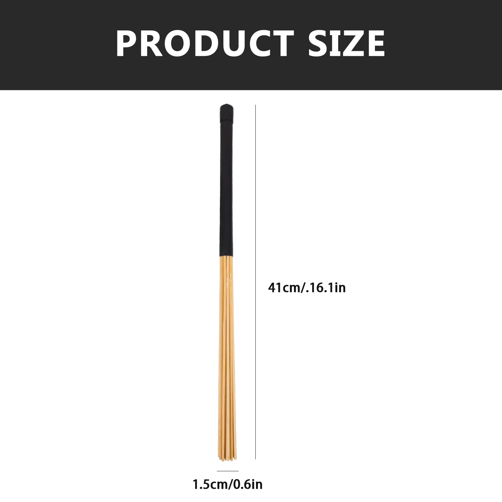 1 Set of Drum Set Drum Brush Stick Tuning Key Set Wood Drum Stick Kit 5A Drumsticks with Bag for Storage