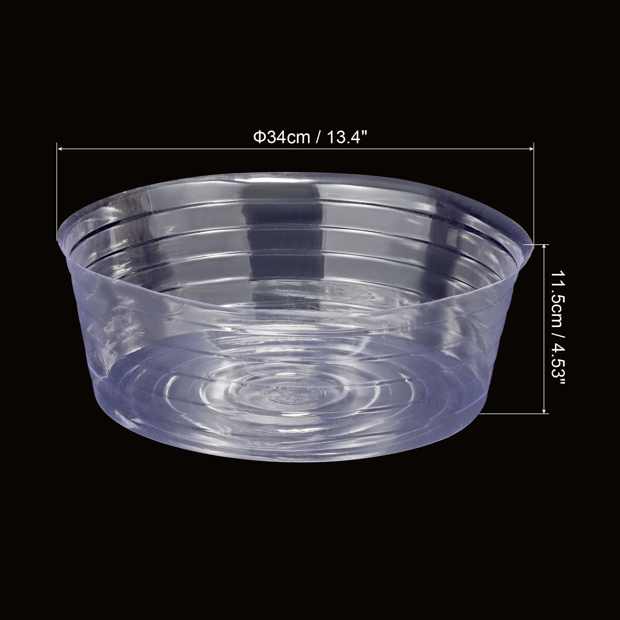 Unique Bargains Plastic Plants Pot Saucer Flowers Drip Trays