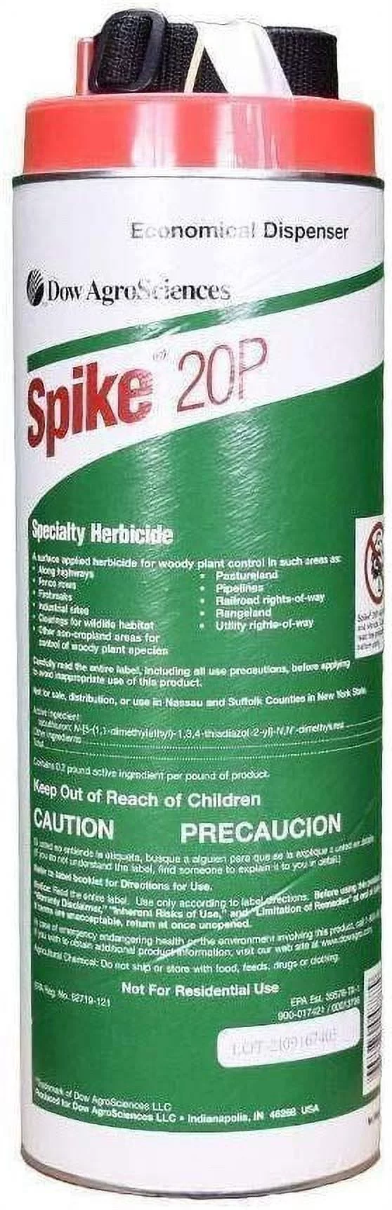 Dow AgroSciences SPIKE 20P BROADLEAF & BRUSH HERBICIDE - 5 lb