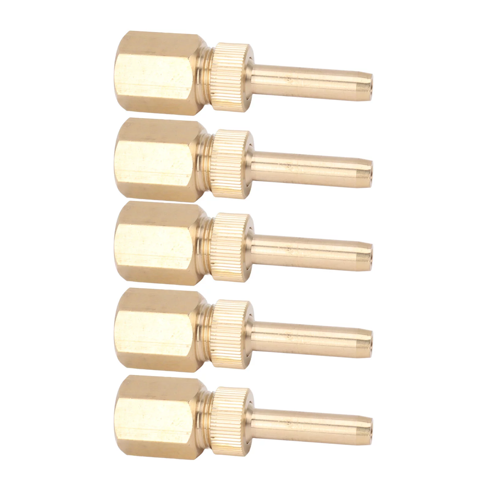 Verdant Touch Swimming Pool Brass Deck Jet Nozzle 5PCS Fountain Nozzle Fountain Water Spray Sprinkler Head Swimming Pool Brass Deck Jet Nozzle Direct Injection G1/2in Inner Thread