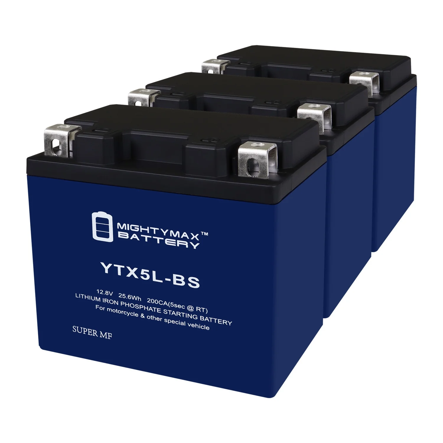 YTX5L-BS Lithium Replacement Battery Compatible with Husqvarna TC TXC TE 449 SMR - 3 Pack