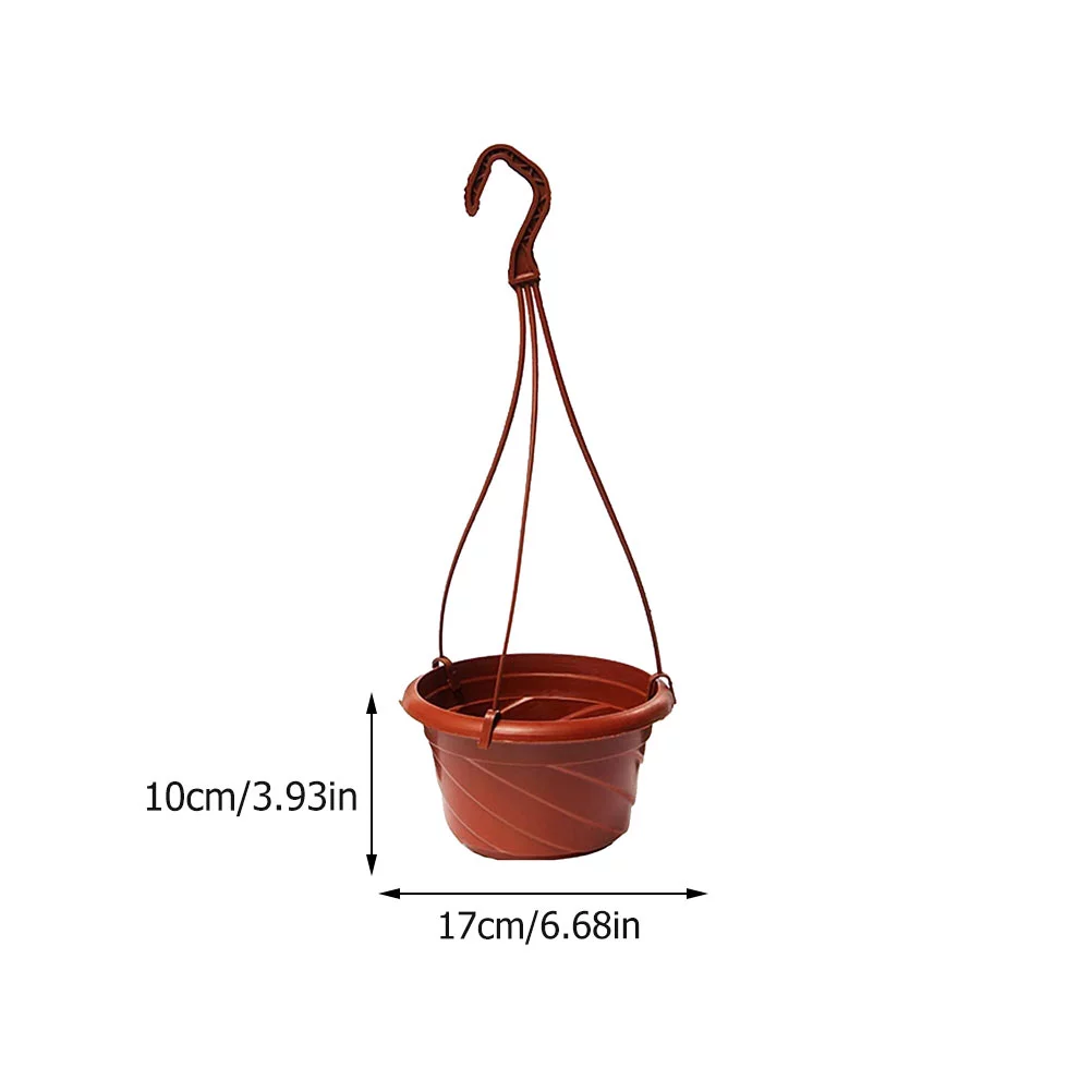 12Pcs Hanging Flower Pot Balcony Orchid Pot Pendant Chic Suspended Flowerpot