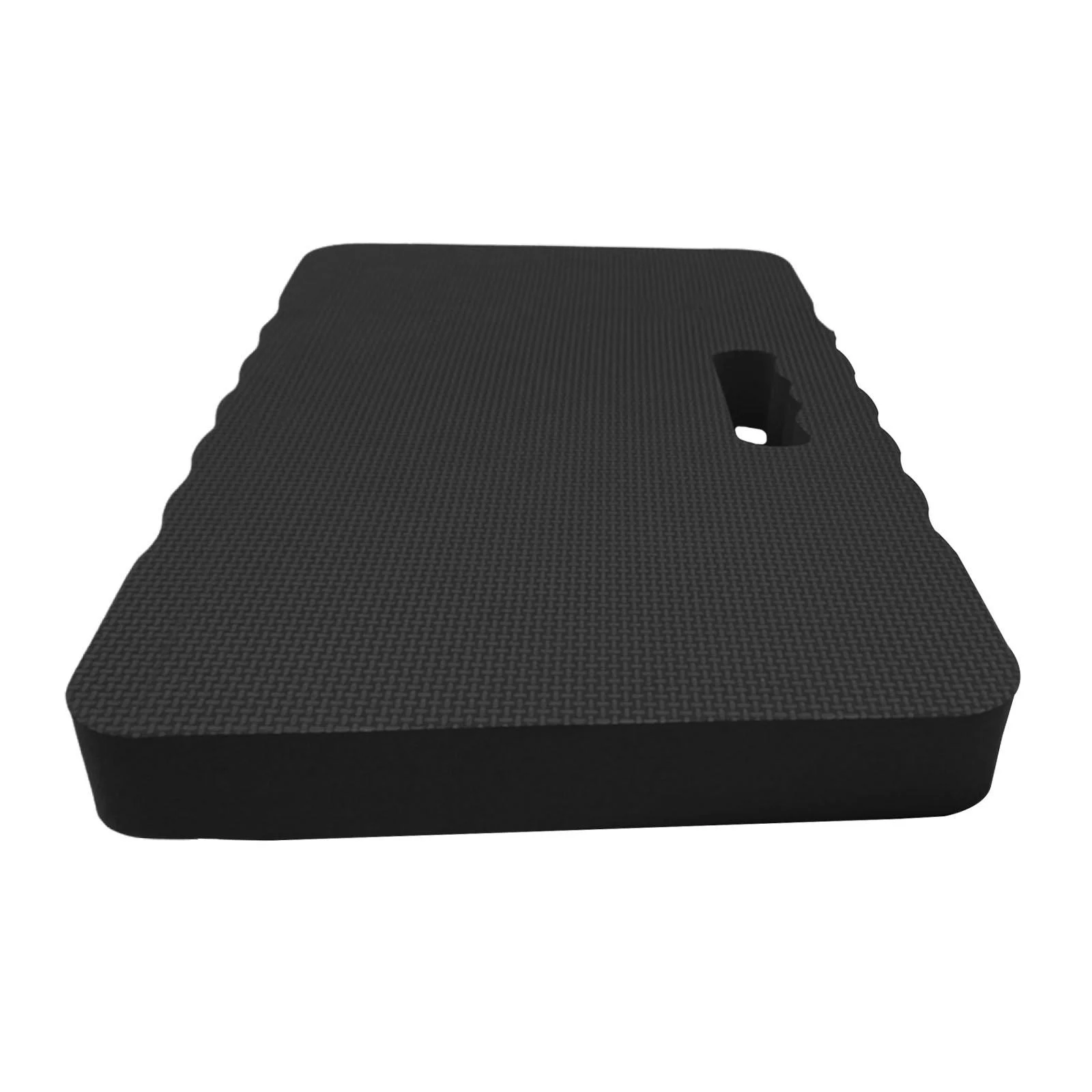 koolsoo Garden Kneeler Kneeling Pad Knee Cushion Multifunctional for Plumber Painter 100g Black 46x21x2cm