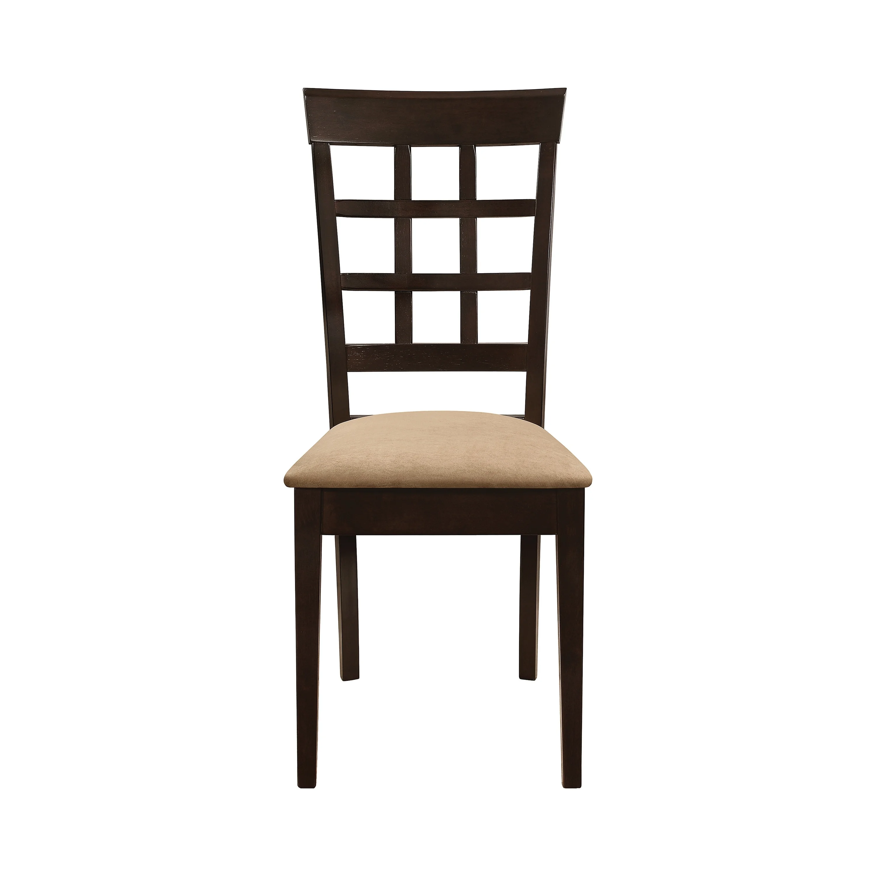 Hazelton Beige and Cappuccino Padded Seat Dining Chairs (Set of 4)