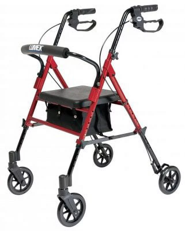 Lumex Set N Go Height Adjustable Rollator, Rj4700R - 1 Ea