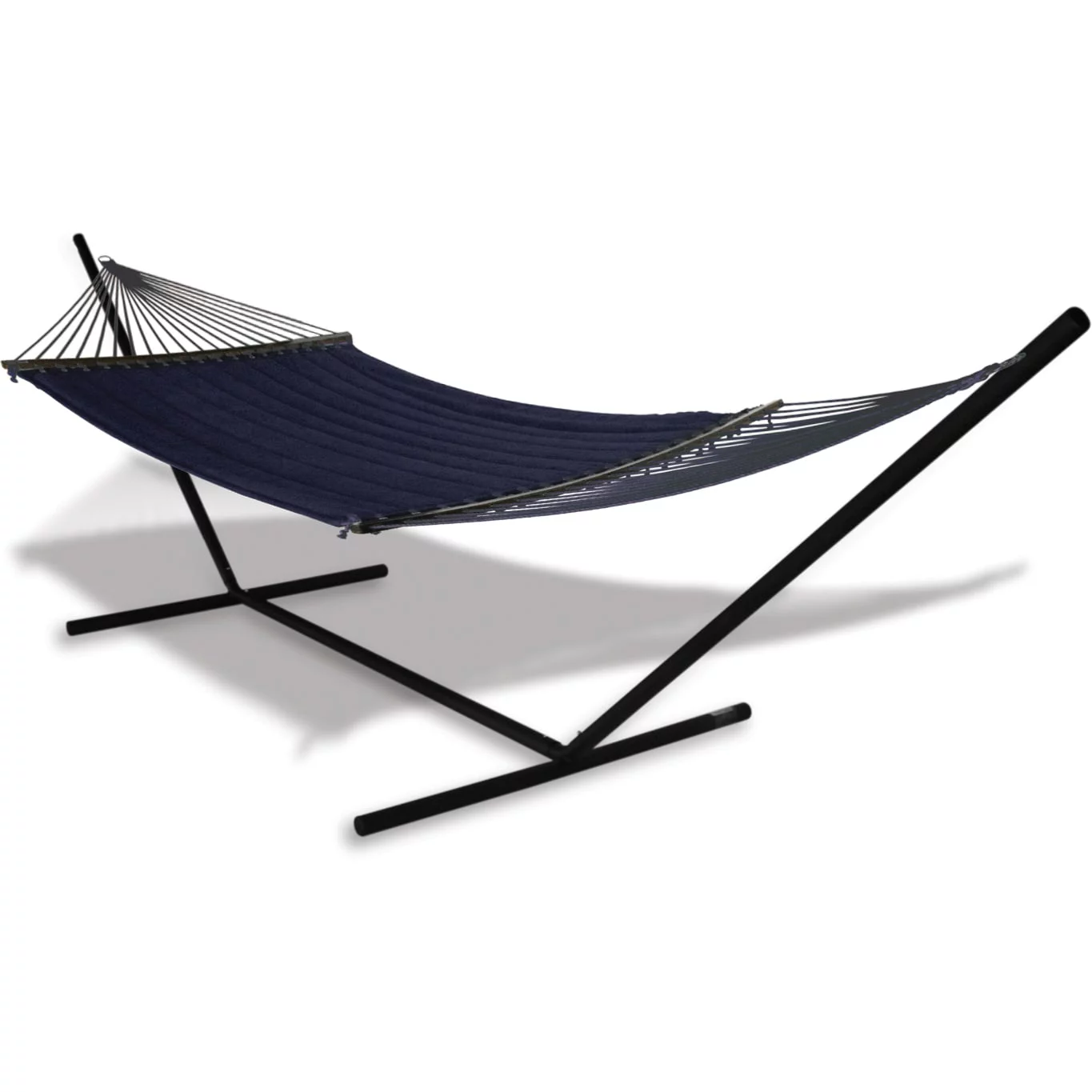 Hammaka Universal Stand and Quilted Olefin Double Hammock Combo