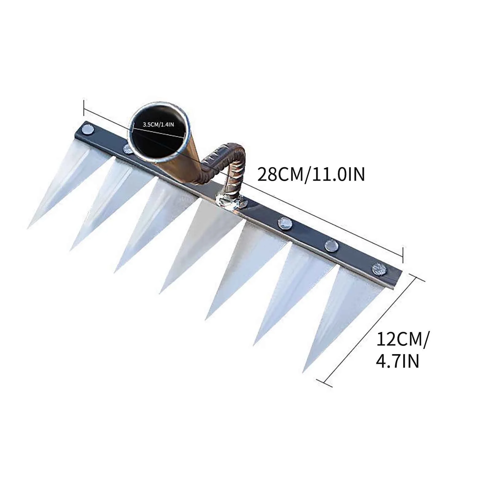 WQQZJJ Hoe Weeding Rake - And Sturdy Heavy Duty Garden Metal Rake,Digging Cultivating Garden Rake For Farming Gardening Weeding