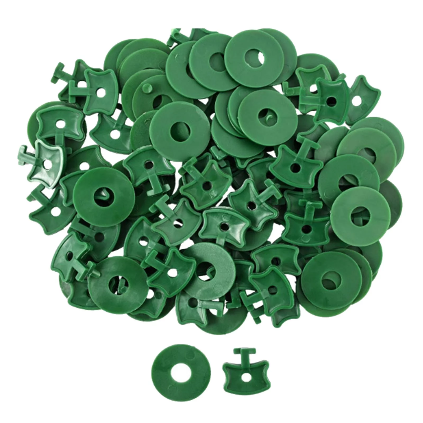200/pack Greenhouse Twist Clips, Fixing Clips and Washers Set, Greenhouse Extender for Greenhouse Insulation Netting Shading Net