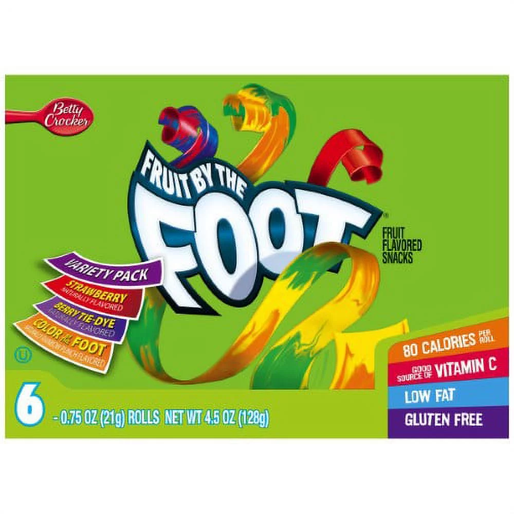 Fruit by the Foot, Variety Pack (Pack of 6)