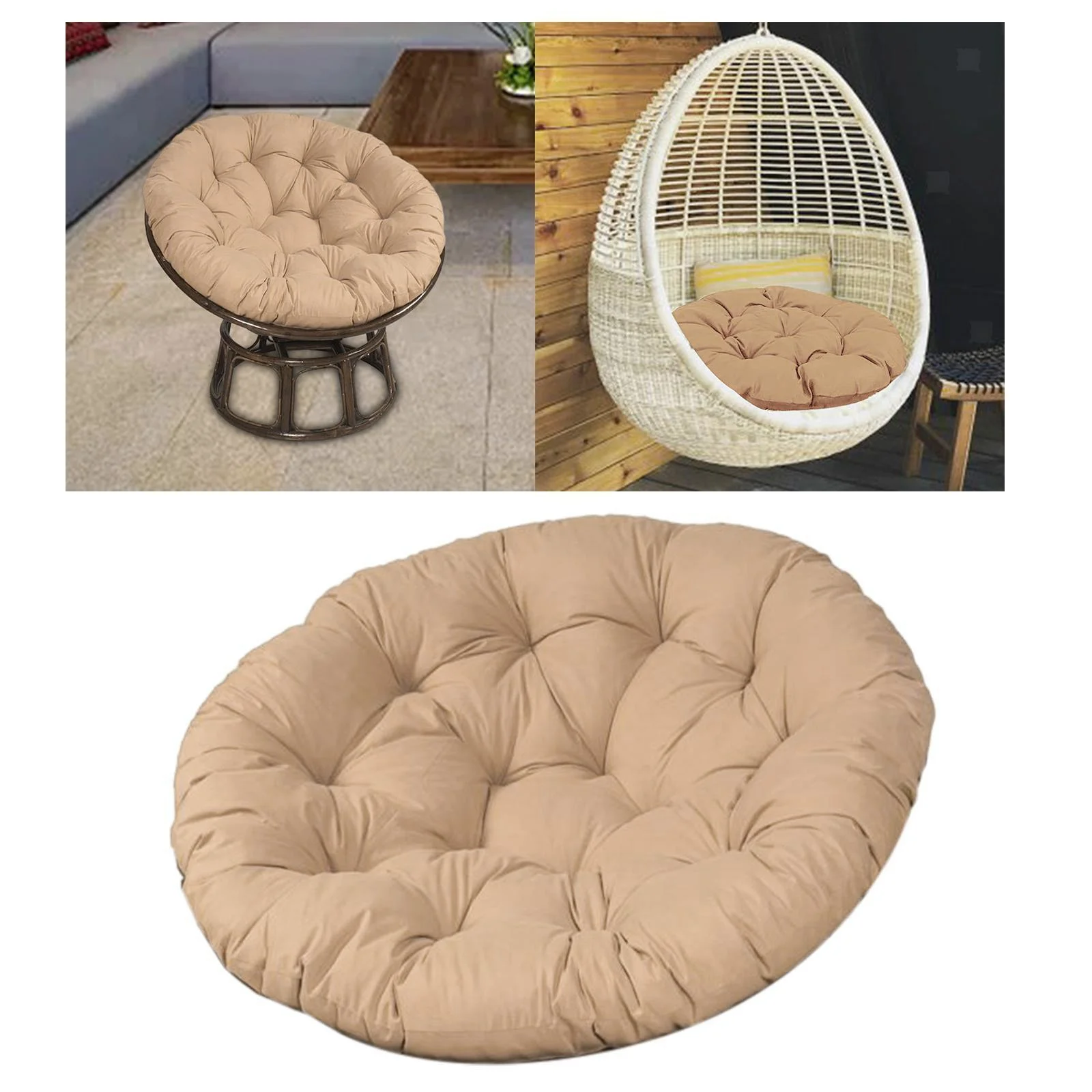 Waterproof Chair Rocking Chair Hanging Basket Chair Papaya Chair Round Cushion