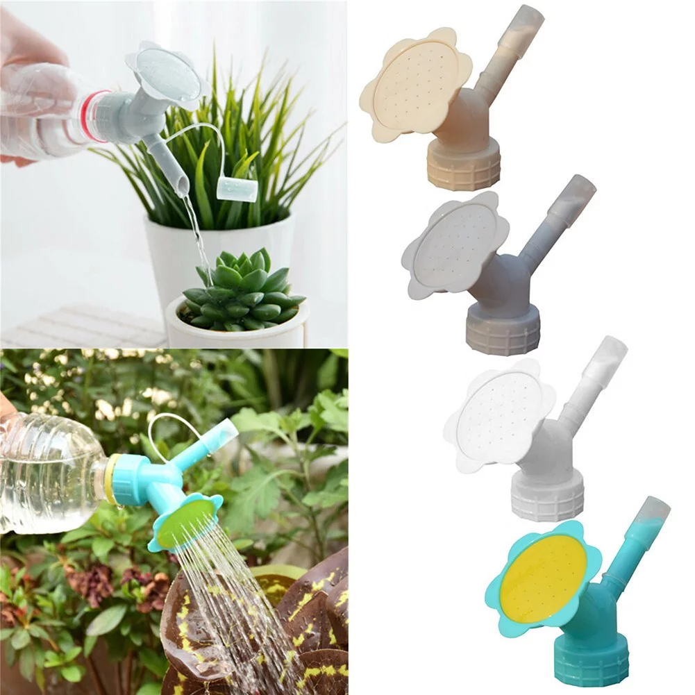 2 In1 Sprinkler Nozzle Flower Waterers Bottle Watering Potted Plant Waterer