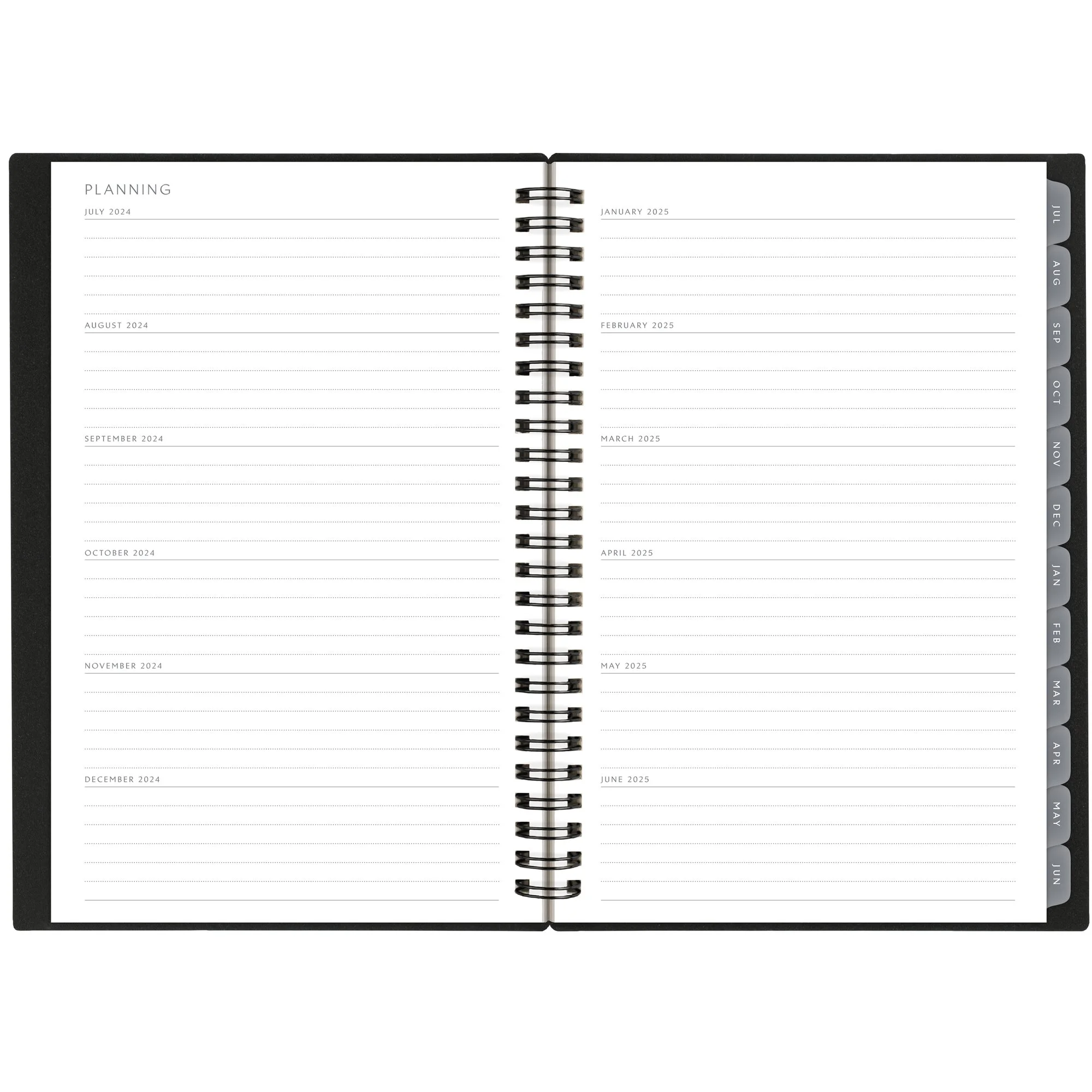 AT-A-GLANCE Elevation Academic 2024-2025 Weekly Monthly Planner Black Small 5 12