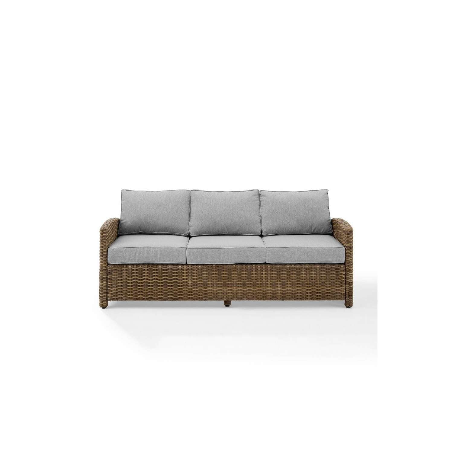 Maykoosh Bradenton Outdoor Classic Charm Sofa Weathered Brown /Gray