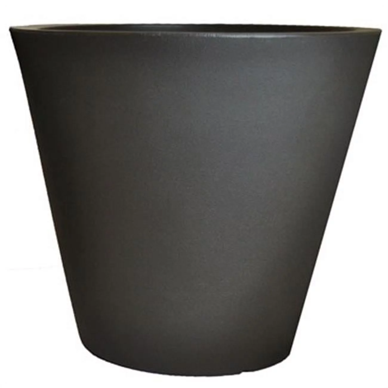 16 in. Cosmopolitan Round Planter - Black