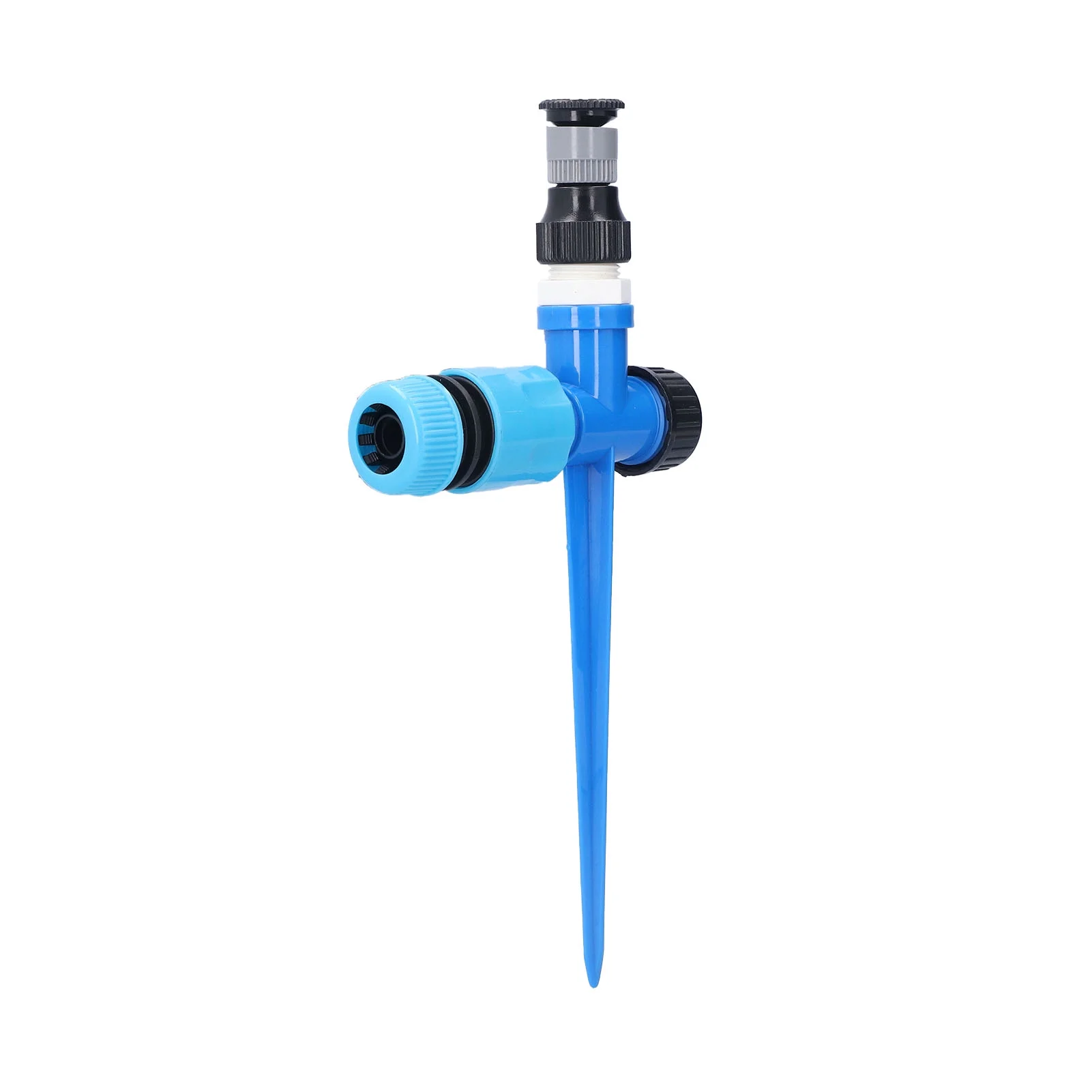Lawn Sprinkler 1/2 in 360° Rotatable Adjustable Irrigation Sprayer with Ground Spike for Fruit Trees Shrubs Greenhouses
