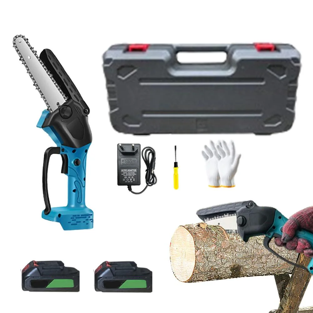 PWTOOL Handheld Chain Saw | High Efficiency Hand Chain Saw Small Hand Saws | Electric Handheld Chainsaw Electric Tree Saw with Ergonomic Handle for Deforestation Pruning Gardeing