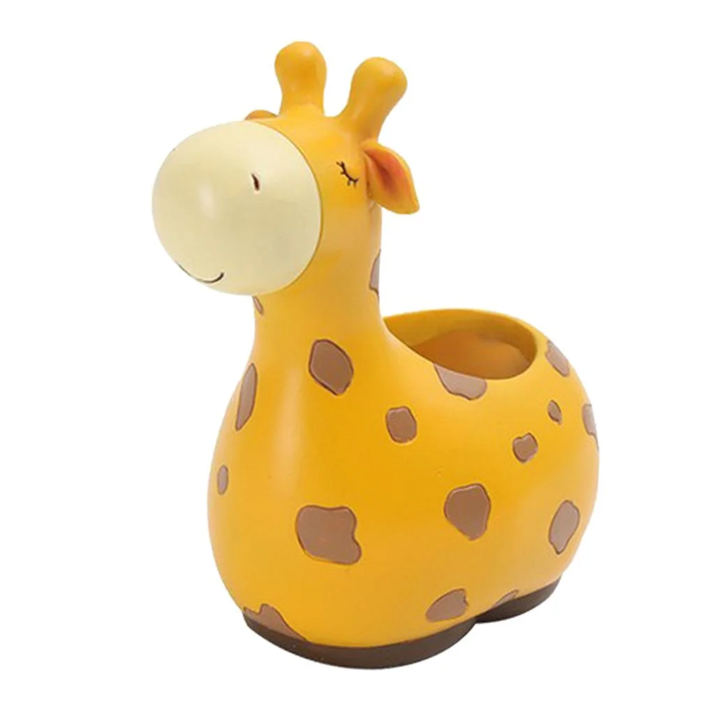 Cute Resin Animals Succulent Planter Cactus Flow Window Box - Giraffe