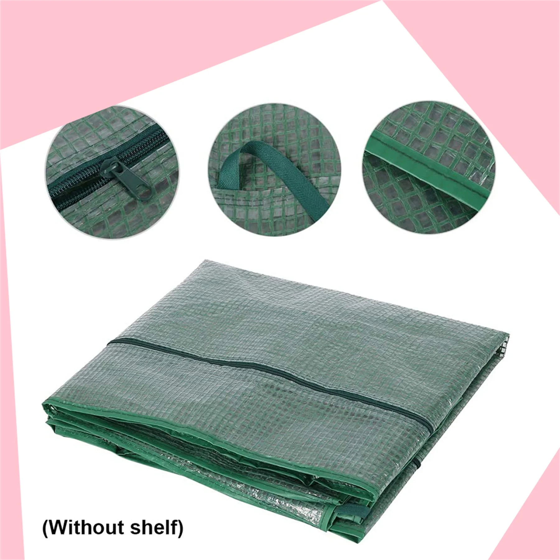 4 Tier Mini Greenhouse Replacement Cover Without Stand