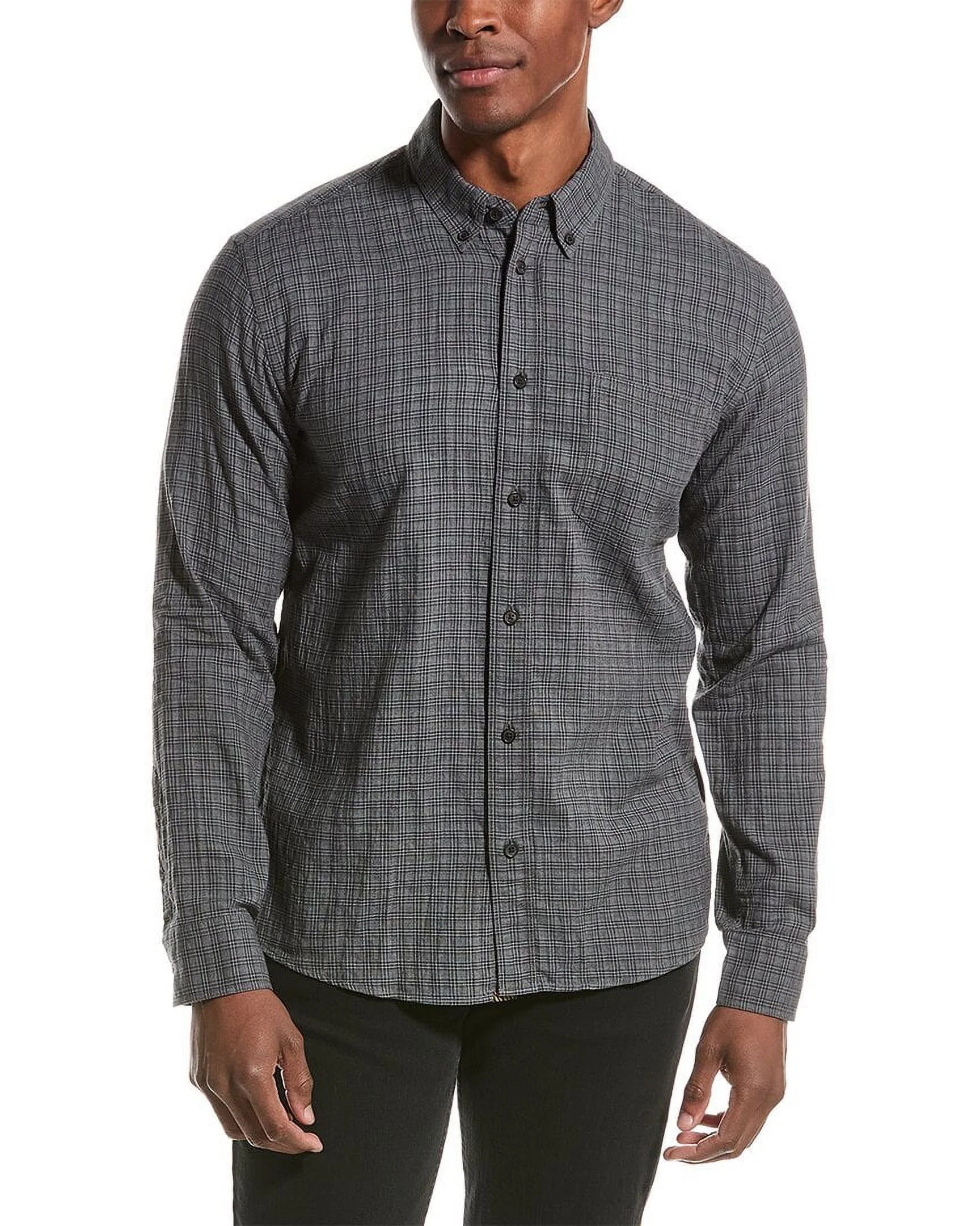 Billy Reid mens  Tuscumbia Standard Fit Woven Shirt, S