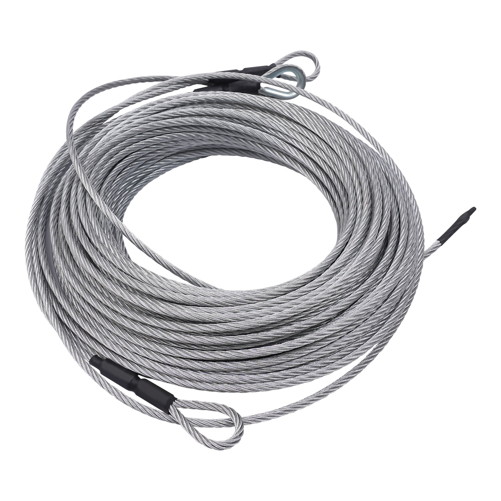 160FT Zipline Kit for Backyard Kids Adults with Stainless Steel Spring Brake 330lb Max Capacity