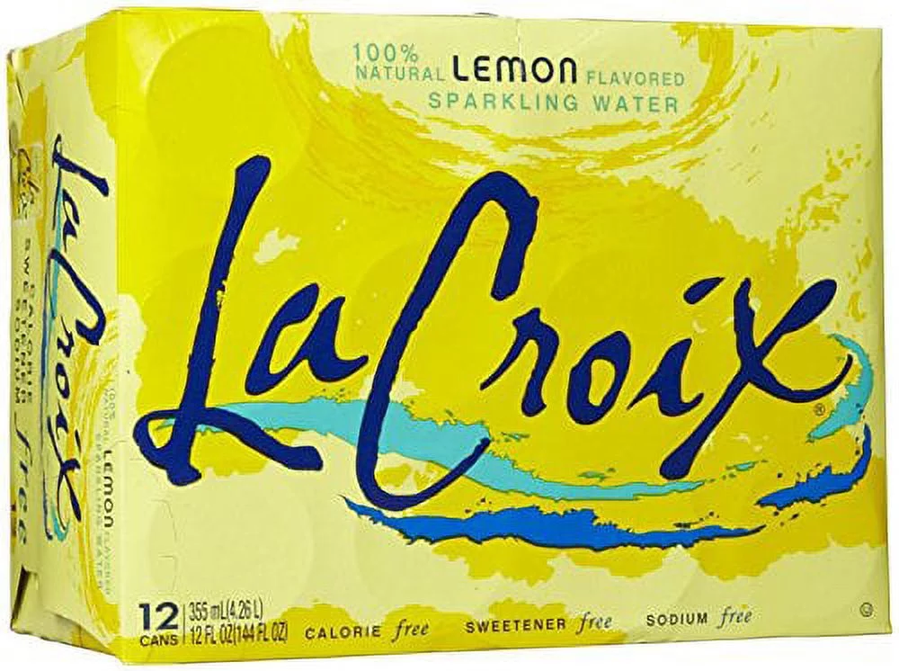 La Croix Sparkling Water - Lemon - 12 oz - 12 pk