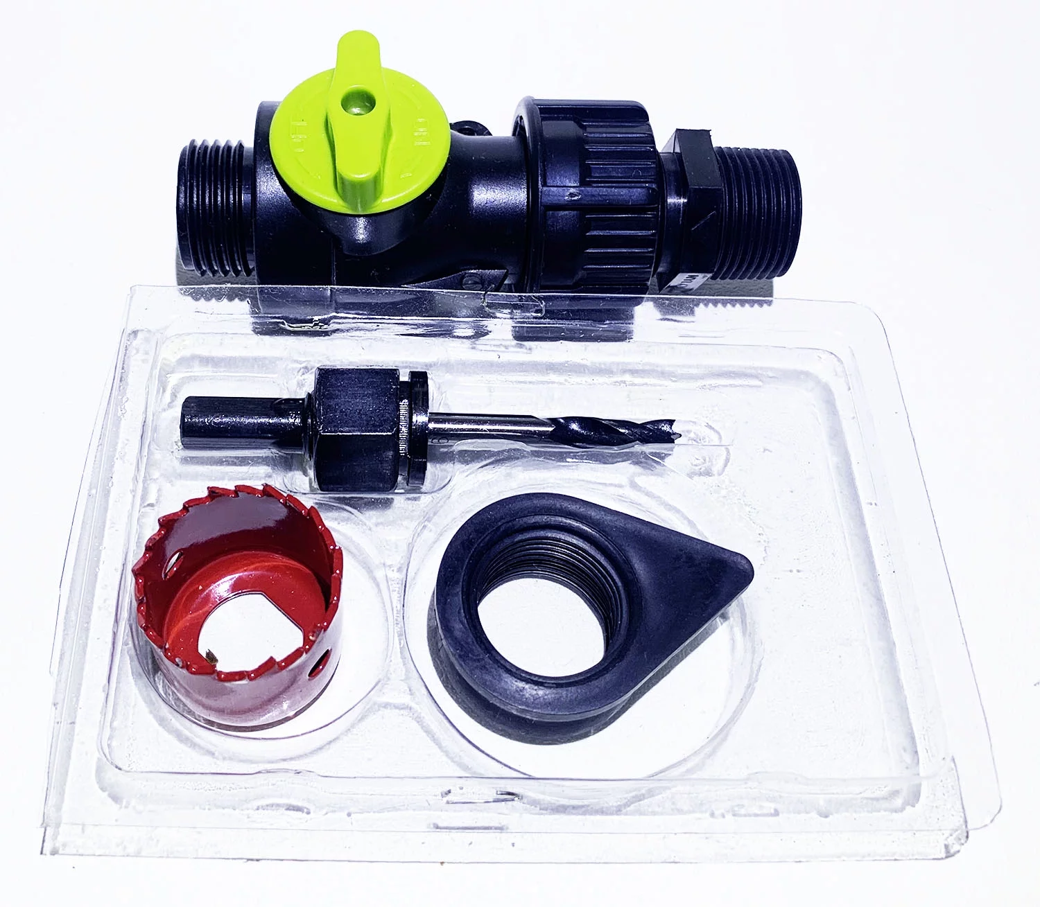 Rain Barrel Drain includes 1.25 HoleSaw + 3/4