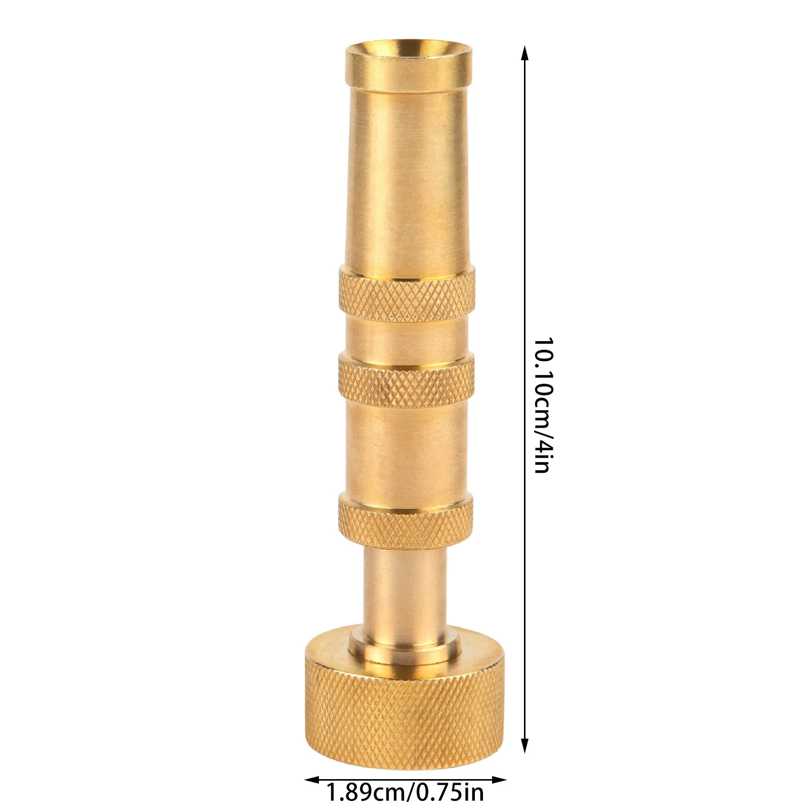 Bnnlsa Water Sprinklers 2Pc Copper Garden Hose High Pressure Spray Pipe Nozzle Hose Nozzle Twisting Water Pipe 4 Inch Nozzle Spray