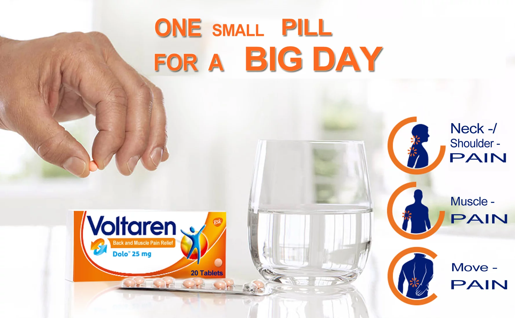 Voltaron Tablets Dolo 25mg Pack of 20