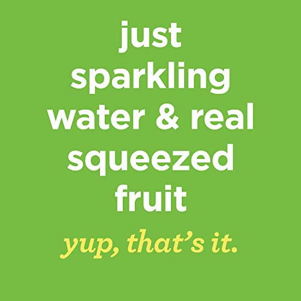 Spindrift Sparkling Water, Lime Flavored, Made with Real Squeezed Fruit, 16 Fluid Ounce Cans, Pack of 12 (Only 5 Calories per Seltzer Water Can)