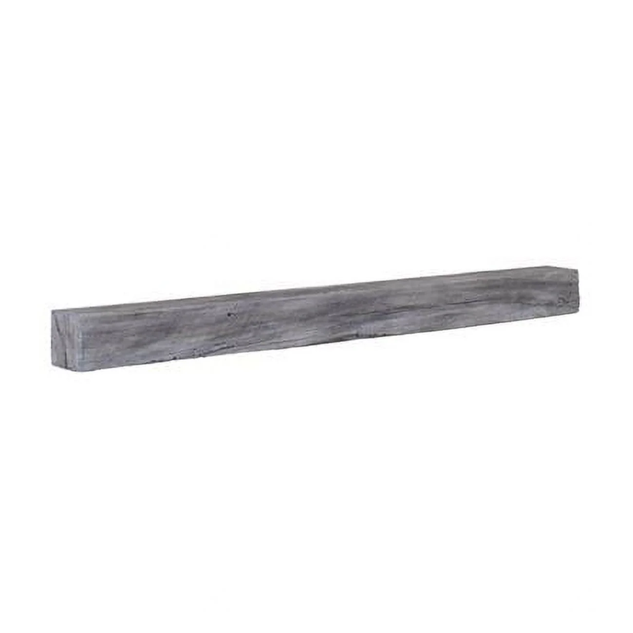 Lexington Hearth  5 ft. Grist Mill Fireplace Mantel, Weathered Gray