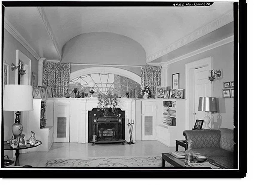 Historic Framed Print, Timothy Bishop House, Elm Street, New Haven, New Haven County, CT - 5, 17-7/8