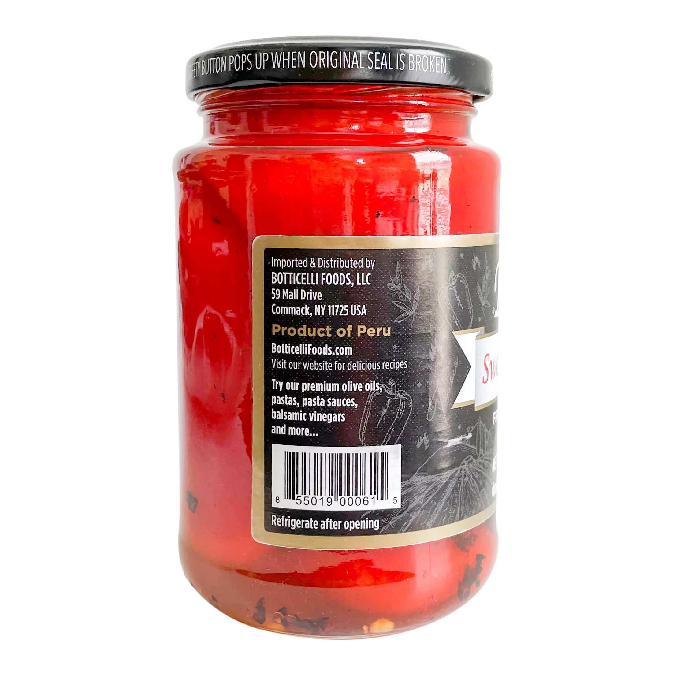 Botticelli Fire Roasted Sweet Red Peppers, 12 oz, 8 Servings