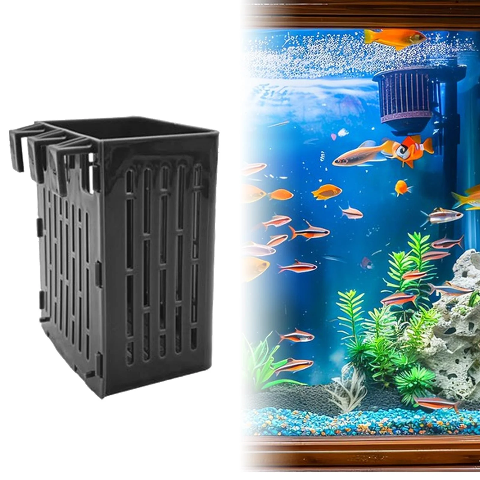oshhnii Aquarium Plant Holder Lightweight Aquatic Plant Pot Fishes Tank Plant Holder