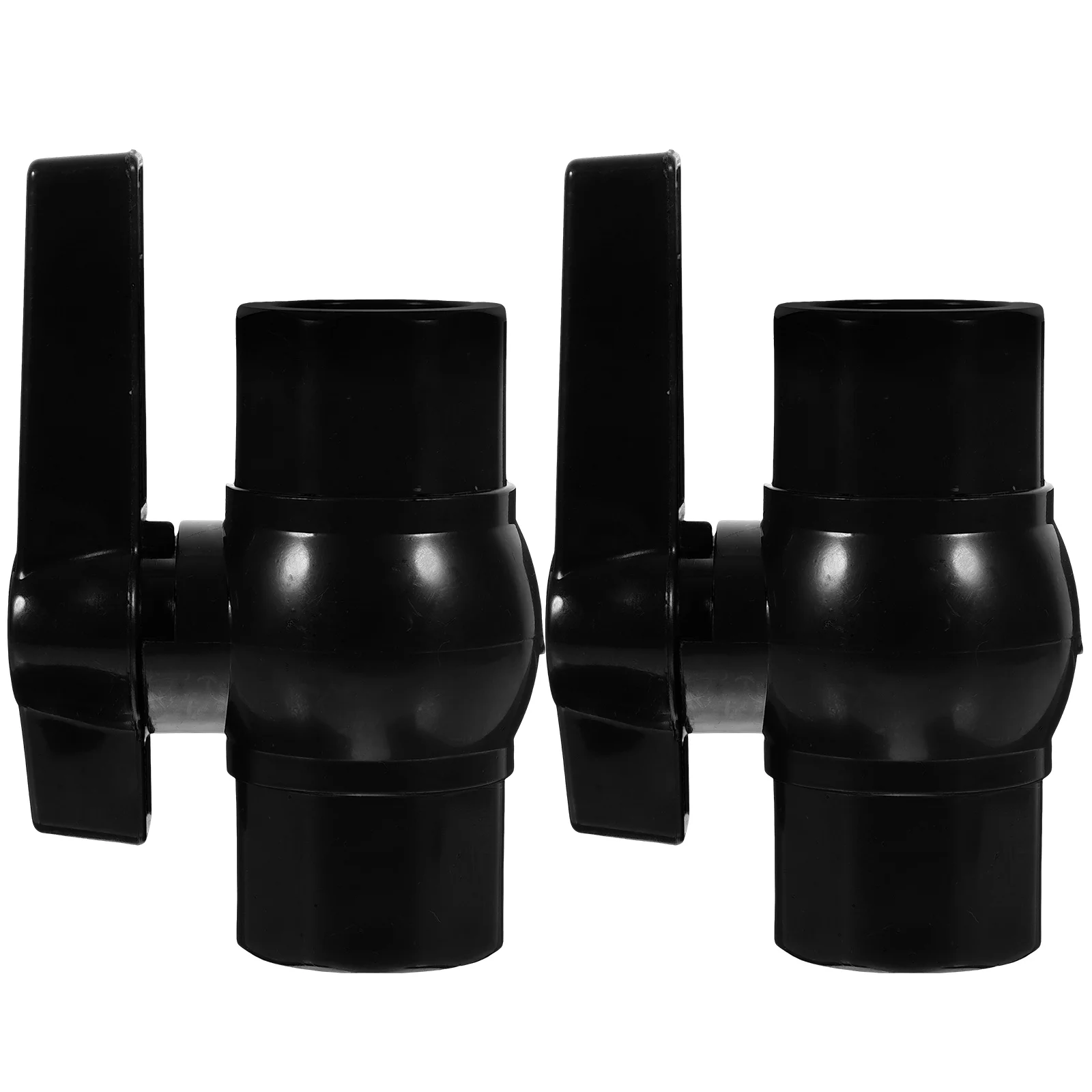 2pcs Ball Valve 2-way Irrigation Pipe Fitting System Valve Quick Connect Pipe Fitting