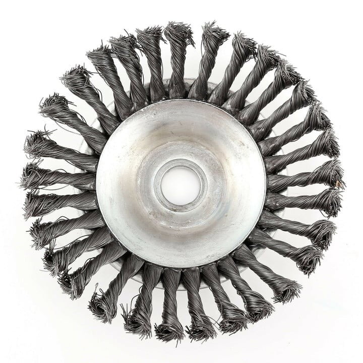 NEWCE NEWCEUnbreakable Lawn Mower Blade Head 6 Inch Garden Wire Wheel Mower Lawn Grass Trimmer Weed Garden Rust Brush Gadgets Grass Trimmer