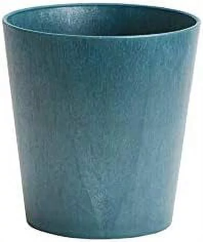 63079 Metallic Cache Round Planter, Slate