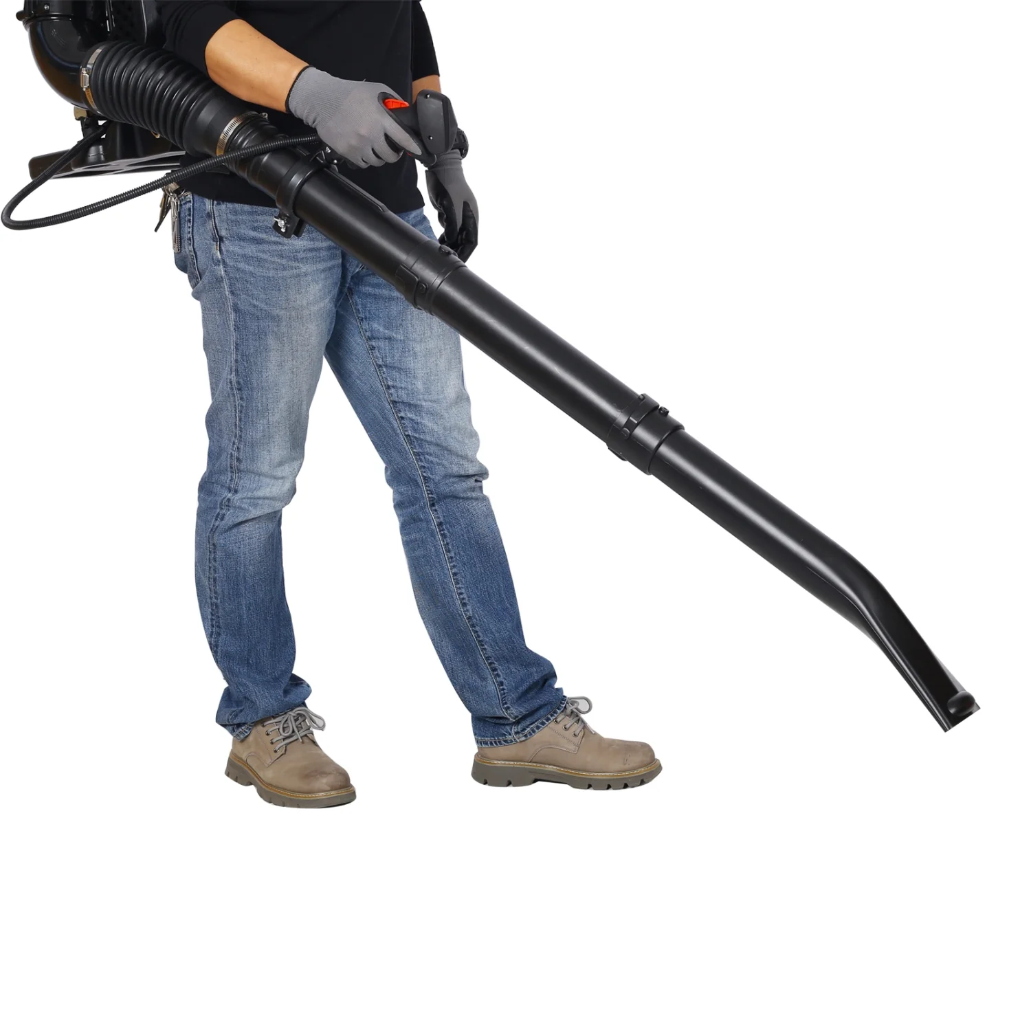 Super Light Weight 16.5lbs 4-Stroke Gas Backpack Leaf Blower  37.7cc  1.5HP  580 CFM