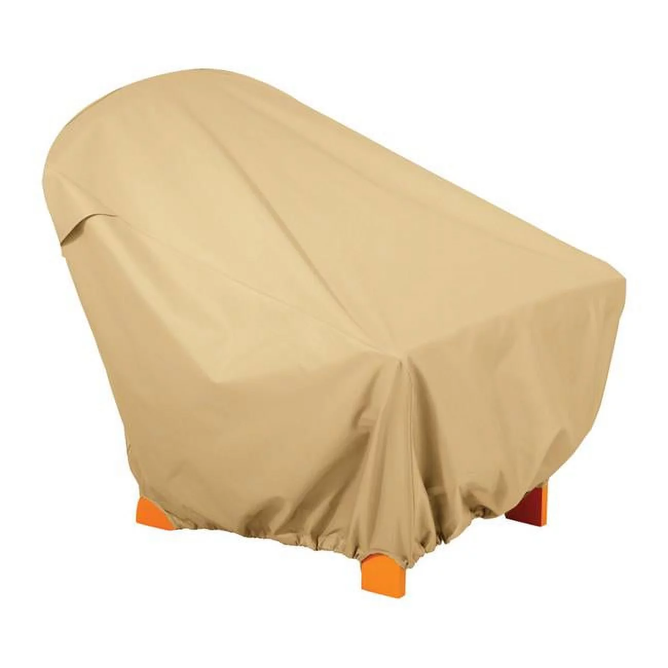 Brown Polyester Chair Cover, 36 x 31.5 x 33.5 in.