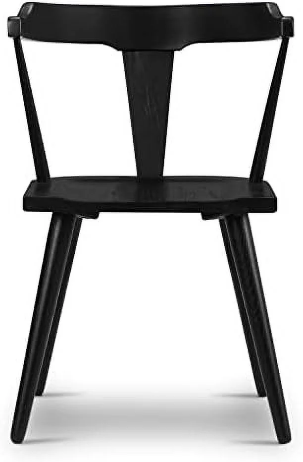 QUGDXVBN POLY & BARK Enzo Dining Chair Oak  Black