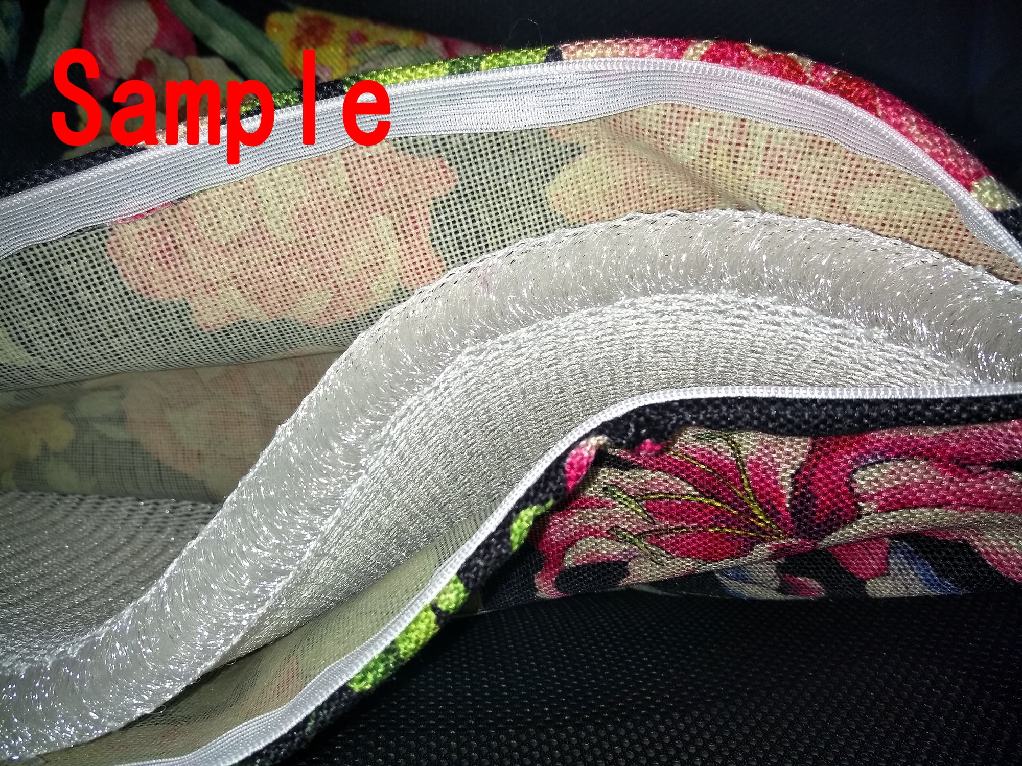 ZKGK Nature Bamboo Wall Seat Pad Seat Cushion Chair Cushion Floor Cushion Two Sides 20x20 Inches